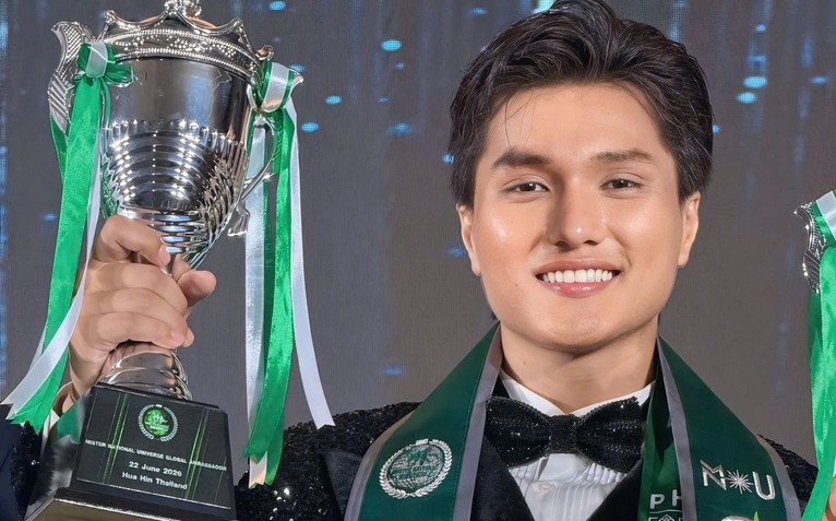 Đỗ Gia Hưng đoạt danh hiệu Nam vương Hoàn vũ Toàn cầu 2026 tại Thái Lan