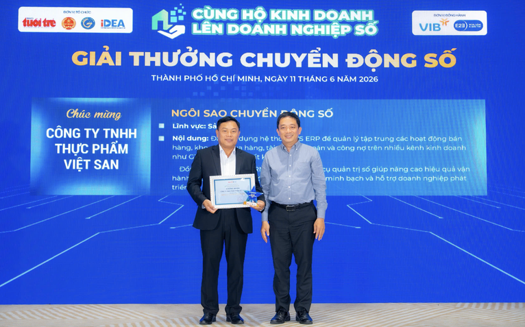 Một năm 'đại phẫu' bộ máy, Thực phẩm Việt San hái quả ngọt từ chuyển đổi số