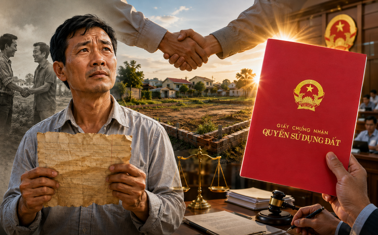 Mua đất bằng thỏa thuận miệng từ 2003, nay có được cấp sổ đỏ?