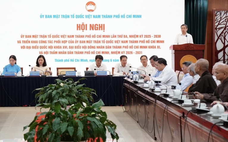 Phó bí thư Nguyễn Phước Lộc: Xây dựng Mặt trận số TP.HCM, nâng cao hiệu quả giám sát
