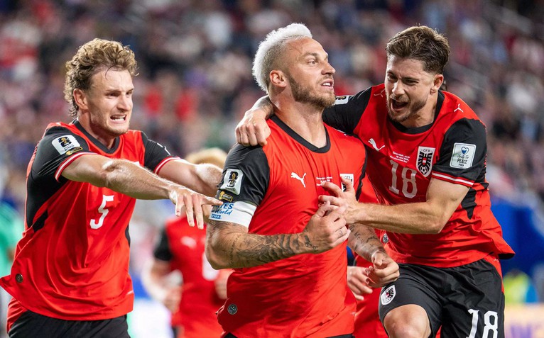 Xếp hạng World Cup 2026: Áo và Algeria 'dắt tay' nhau đi tiếp