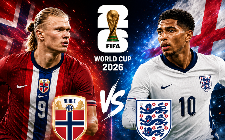 Tương quan sức mạnh giữa Na Uy và Anh ở tứ kết World Cup 2026