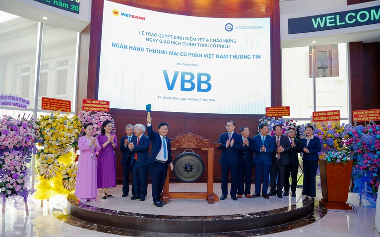 1,08 tỉ cổ phiếu VBB của Vietbank chính thức niêm yết trên HOSE