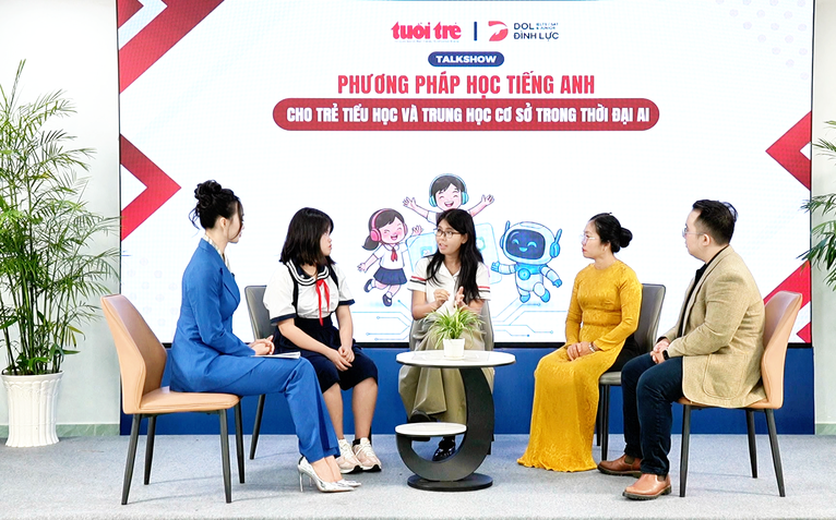 Talkshow: ‘Phương pháp học tiếng Anh cho trẻ Tiểu học và THCS trong thời đại AI’