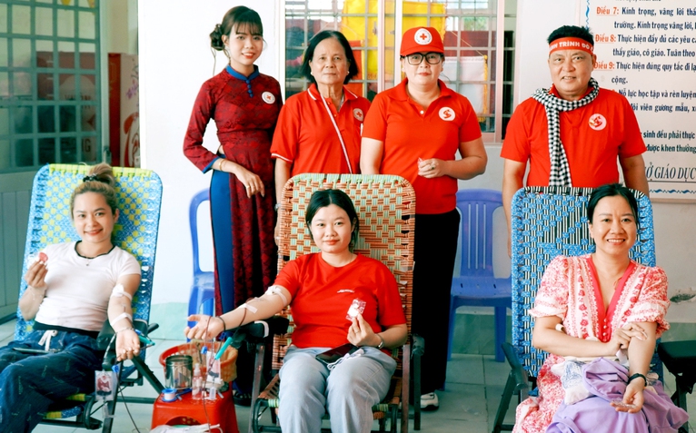 'Hành trình đỏ' 2026 tại An Giang tiếp nhận khoảng 700 đơn vị máu