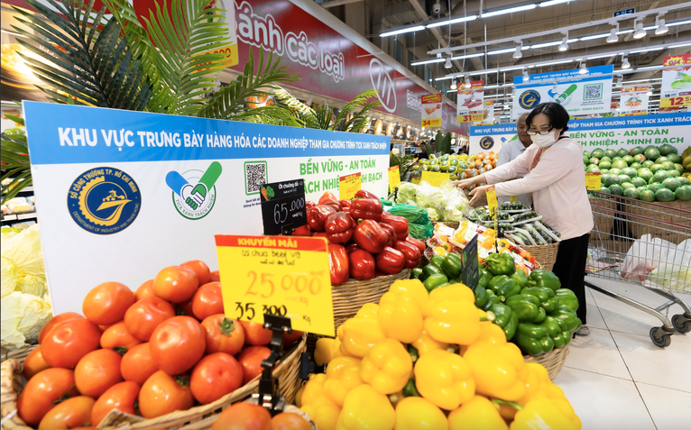TP.HCM: Gần 5.600 mặt hàng tươi sống được xác nhận tiêu chí 'Tick xanh trách nhiệm'