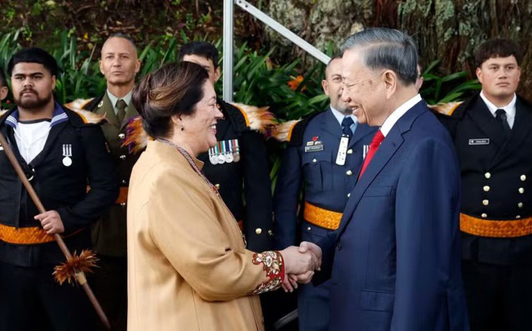 Lễ đón đặc biệt dành cho Tổng Bí thư, Chủ tịch nước Tô Lâm tại New Zealand