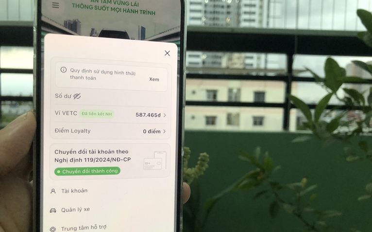 Trước khi thu phí 6.600 đồng, VETC có 3 triệu khách hàng dùng ví điện tử, doanh thu 666 tỉ đồng năm 2025