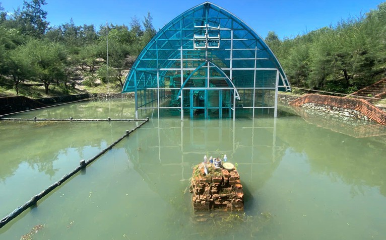 Chống ngập cho di tích tháp Chăm 1.200 tuổi