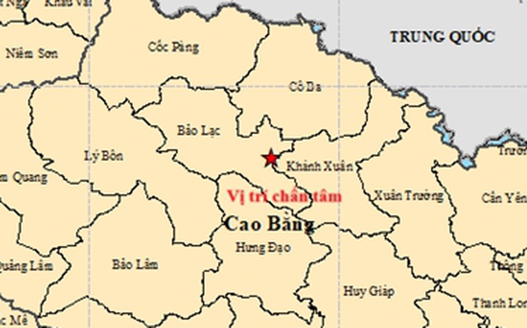 Nguyên nhân gây động đất liên tiếp ở Cao Bằng
