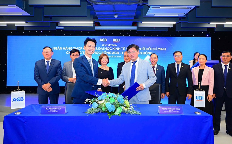 ACB và UEH khởi động Học bổng ACB - Trần Mộng Hùng