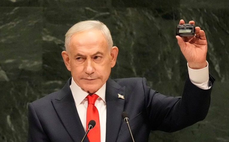 Ông Netanyahu mang ‘máy nhắn tin tử thần’ tới Liên hợp quốc