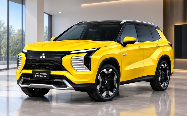 Mitsubishi Outlander sắp có đời mới: Cabin như xe sang, chạy hơn 100km không cần xăng