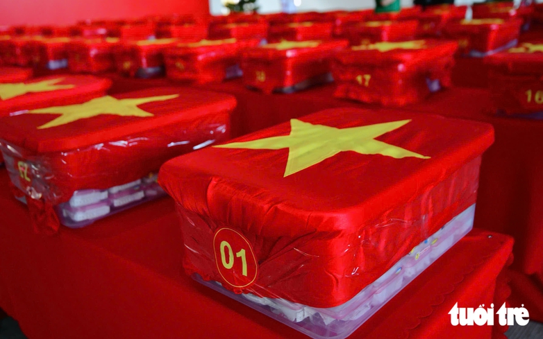 Over 7,000 martyr remains samples leave Ho Chi Minh City for Hanoi for DNA testing