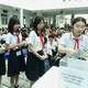Học sinh ủng hộ đồng bào miền Bắc: Một đồng cũng quý
