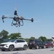 Thái Nguyên: Drone chở thuốc vào vùng lũ cho bé 4 tháng tuổi sốt cao