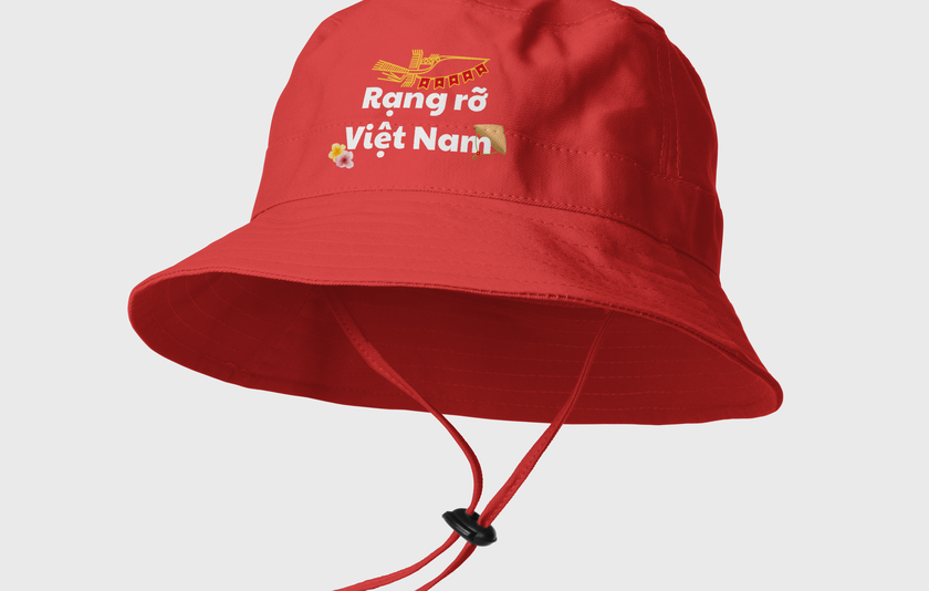 [N003] NÓN TAI BÈO TUỔI TRẺ "RẠNG RỠ VIỆT NAM" - ĐỎ