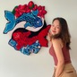 Từ tò mò tới sáng tạo những bức tranh len màu sắc đầy cảm xúc