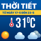Dự báo thời tiết từ 17 đến 23-5: Mưa dông kéo dài, trời mát mẻ