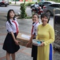 Học sinh Trường THCS Võ Trường Toản chung tay đóng góp Tủ sách Khăn Quàng Đỏ