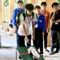 Học sinh hào hứng tranh tài tại cuộc thi đua xe thế năng