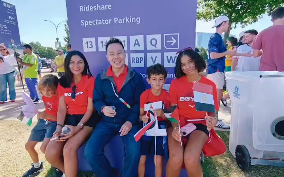 Xem không khí bên ngoài sân Dallas trước trận Ai Cập thắng Úc tại World Cup 2026